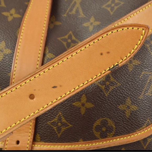 💃LOUIS VUITTON Saumur 35 Monogram Messenger Crossbody Saddle Bag - Picture 14 of 16